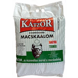 Katzor 5kg  csomósodó alom bentonit alapú
