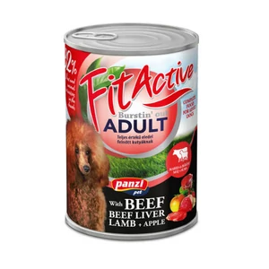 FitActive DOG 415g konzerv marha-máj-bárány-alma
