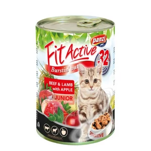 FitActive CAT 415g konzerv JUNIOR marha-bárány-alma 308951