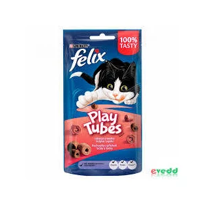 Felix Play Tubes - jutalomfalat (pulyka,sonka) macskák részére (50g)
