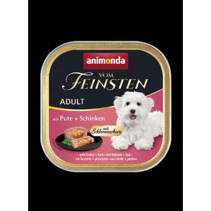 Animonda Vom Feinsten Adult (pulyka+sonka) alutálkás - Felnőtt kutyák részére (150g)