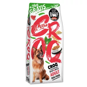 FitActive CROQ Premium 15+2kg Beef&Rice