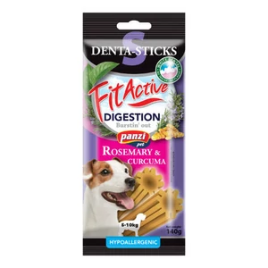 FitActive SNACK Denta-Sticks DIGESTION 140g S Rosemary+Curcuma