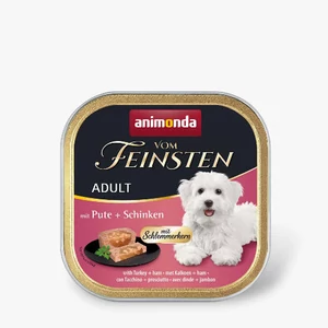 Animonda Vom Feinsten Adult (pulyka+sonka) alutálkás - Felnőtt kutyák részére (150g)