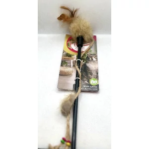 Fitactive 316314 cicapeca labdával/tollakkal, macskamentával 54cm