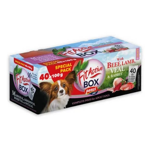 FitActive DOG FITABOX Marha&Bárány&Borjú&Nyúl 40x100g