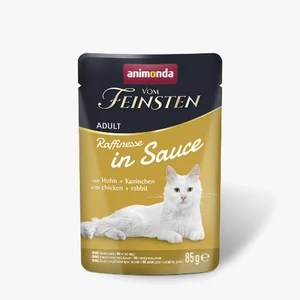 Animonda Vom Feinsten Adult (Raffinesse in Sauce) alutasakos csirke+nyúl - Felnőtt macskák részére (85g)