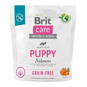 Brit Care 1kg SkinCoat Puppy Salmon GF 8827 rózsa
