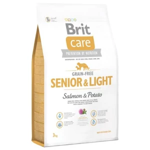 Brit Care 3kg SkinCoat SeniorLight Salm 8933 barna