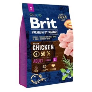 Brit Premium 3kg Adult Small Száraztáp 26291