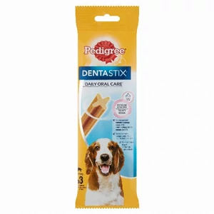 Pedigree DentaStix 10-25kg - jutalomfalat (fogtisztító) Közepes testű kutyák részére (3db/77g)