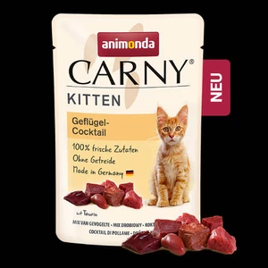 Animonda Carny Kitten (baromfi-koktél) alutasakos - Kölyök macskák részére (85g)