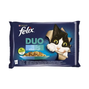 Felix Fantastic DUO halas válogatás aszpikban, 4x85g