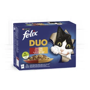 Felix Fantastic Duo - Házias válogatás (marha,csirke,bárány,pulyka) aszpikban (12x85g)