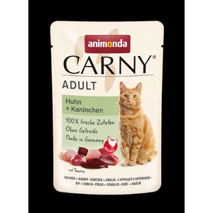 Animonda Carny Adult (csirke,nyúl) alutasakos - Felnőtt macskák részére (85g)