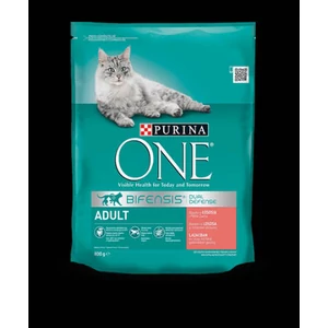 Purina ONE Adult Bifensis (lazac,gabona) száraztáp felnőtt macskák részére (800g)
