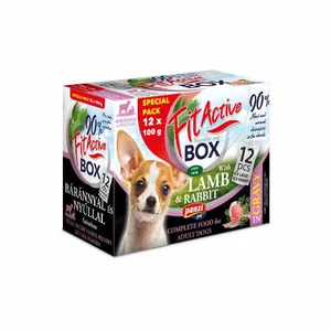 FitActive DOG FITABOX Bárány & Nyúl 12x100g