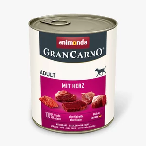 Animonda GranCarno Adult (sertés,szív) konzerv - Felnőtt kutyák részére (800g)