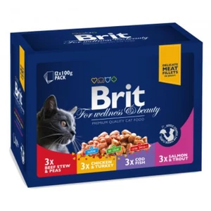 Brit Premium Cat 12x100g Family MultiPack 506255