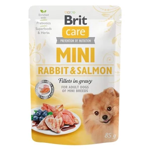 Brit Care Dog 24x85g MINI Rabbit&Salmon Fillets
