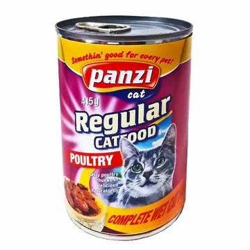 Panzi konzerv macska 415g szárnyas 306209