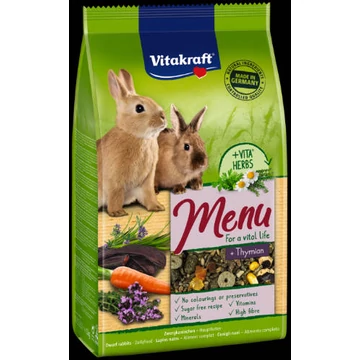 Vitakraft Menu Prémium 1kg - nyúl kakukkfûvel