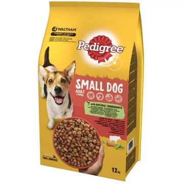 Pedigree Száraz 12kg Marha,zöldség MINI