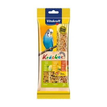 Vitakraft rúd 112g Triplarúd hullámos papagájnak kiwi &amp; banán &amp; narancs &amp; szezámmag