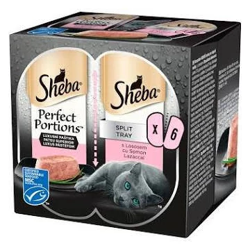 SHEBA Perfect Portions 3-pack Lazac (6x37.5g) 225g