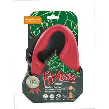 FitActive automata póráz M tape 5m red
