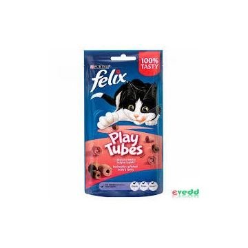 FELIX Play Tubes Pulyka és Sonka ízû macska jutalomfalat 50g