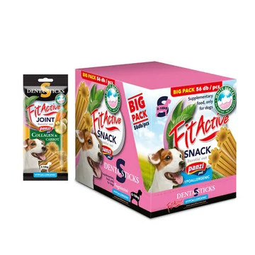 FitActive SNACK Denta-Sticks JOINT 14*140g S collagen+carrot /CRT/