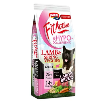 FitActive ORIGINALS 15kg ADULT XXL HYPOALLERGENIC Lamb&Spring Veggies