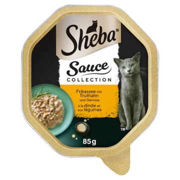 Sheba 85g Alutálcás - Pulykaragu Zöldséggel