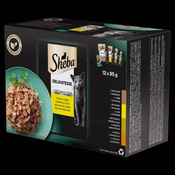 Sheba 12x85g alutasakos - szárnyas válogatás