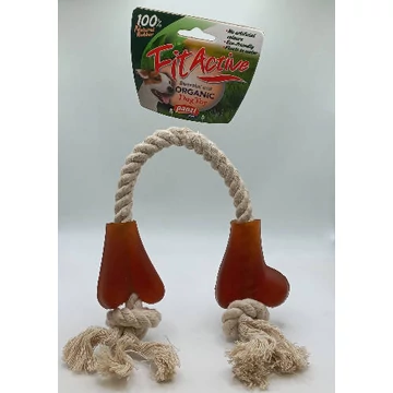 Fitactive natúr gumijáték Two Large Bone Ends 316178