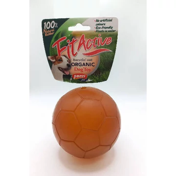 Fitactive natúr gumijáték focilabda, 9cm 316000