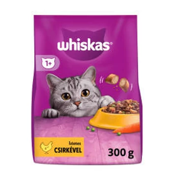 Whiskas Adult Chicken +1 - Szárazeledel (csirkehússal) felnõtt macskák részére (300g)