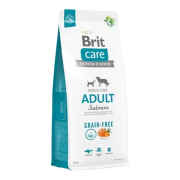 BritCare 12kg SkinCoat Adult GF Salmon 8834 türkiz