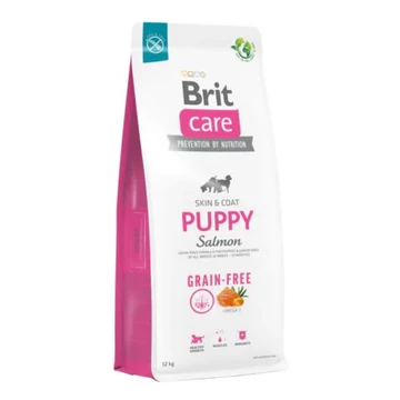 Brit.Care 12kg SkinCoat GF Puppy Salmon 8803 rózsa