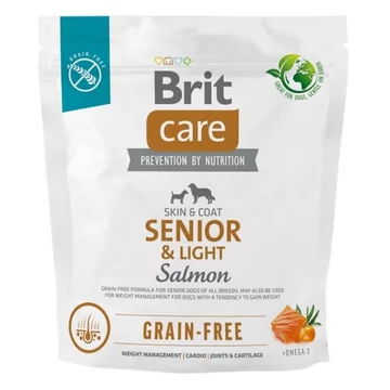 BritCare 1kg SkinCoat SeniorLight Salmon 8940 barn
