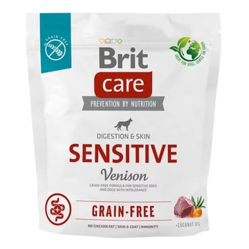 Brit Care 1kg DigSkin Sens Venison GF 9152 sbarna