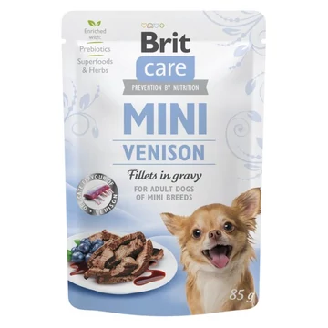 Brit Care Dog 24x85g MINI Venison Fillets