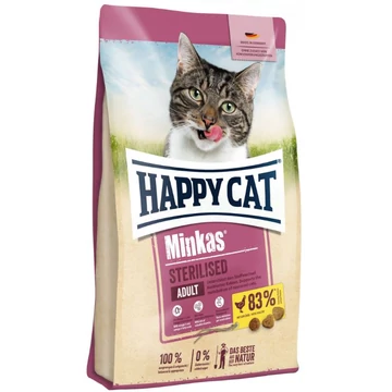 Happy Cat Minkas Sterilised 10kg Száraztáp