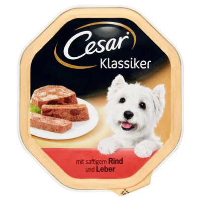 Cesar alutálca Tray 150g - marha-máj