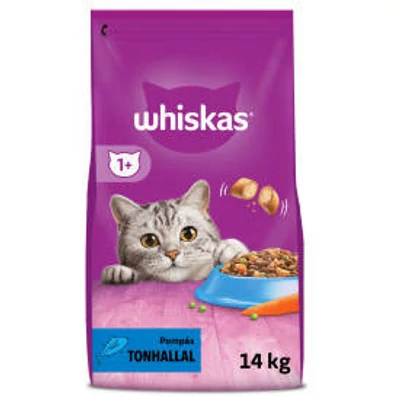 Whiskas Adult Tuna - Szárazeledel (tonhallal) felnõtt macskák részére (14kg)