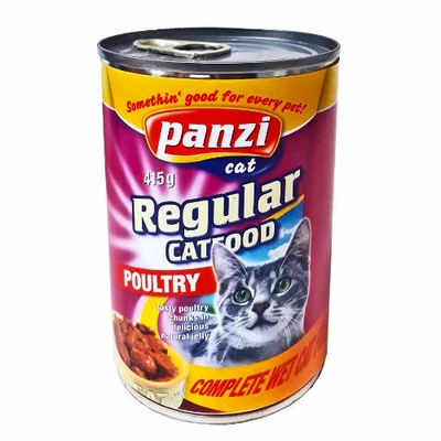 Panzi konzerv macska 415g szárnyas 306209