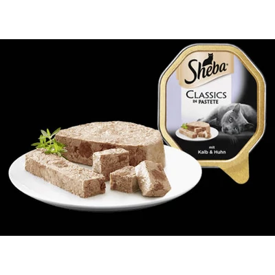Sheba 85g Alutálcás - Borjú és Csirke