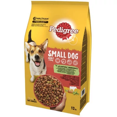 Pedigree Száraz 12kg Marha,zöldség MINI