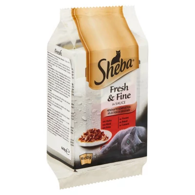 Sheba Mini 6x50g alutasakos - húsos válogatás